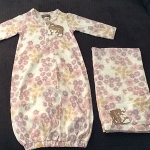 Organic baby sleep sack & blanket